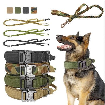 Pet Tactical Dog Collar And Leash